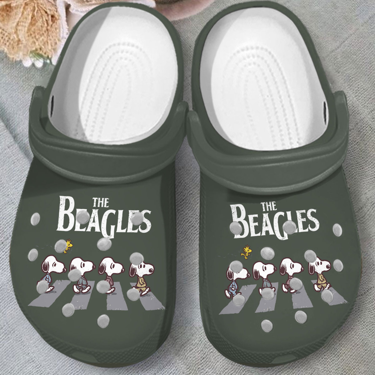 Merchidea Beagle Dog Animal Crocs Crocband Clogs Shoes Comfortable For Men Women and Kids