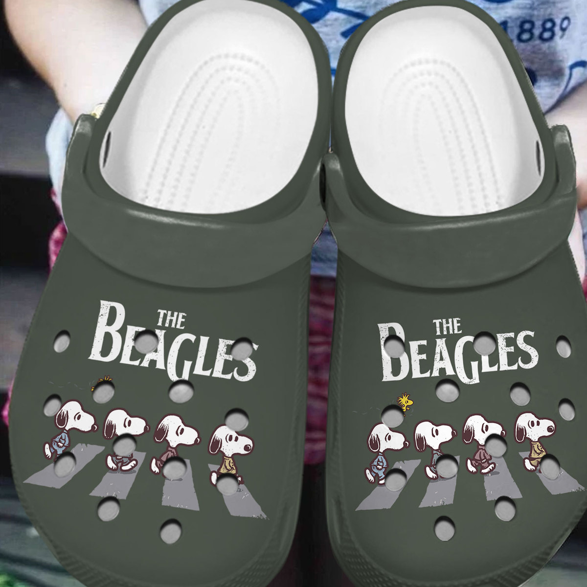 Merchidea Beagle Dog Animal Crocs Crocband Clogs Shoes Comfortable For Men Women and Kids