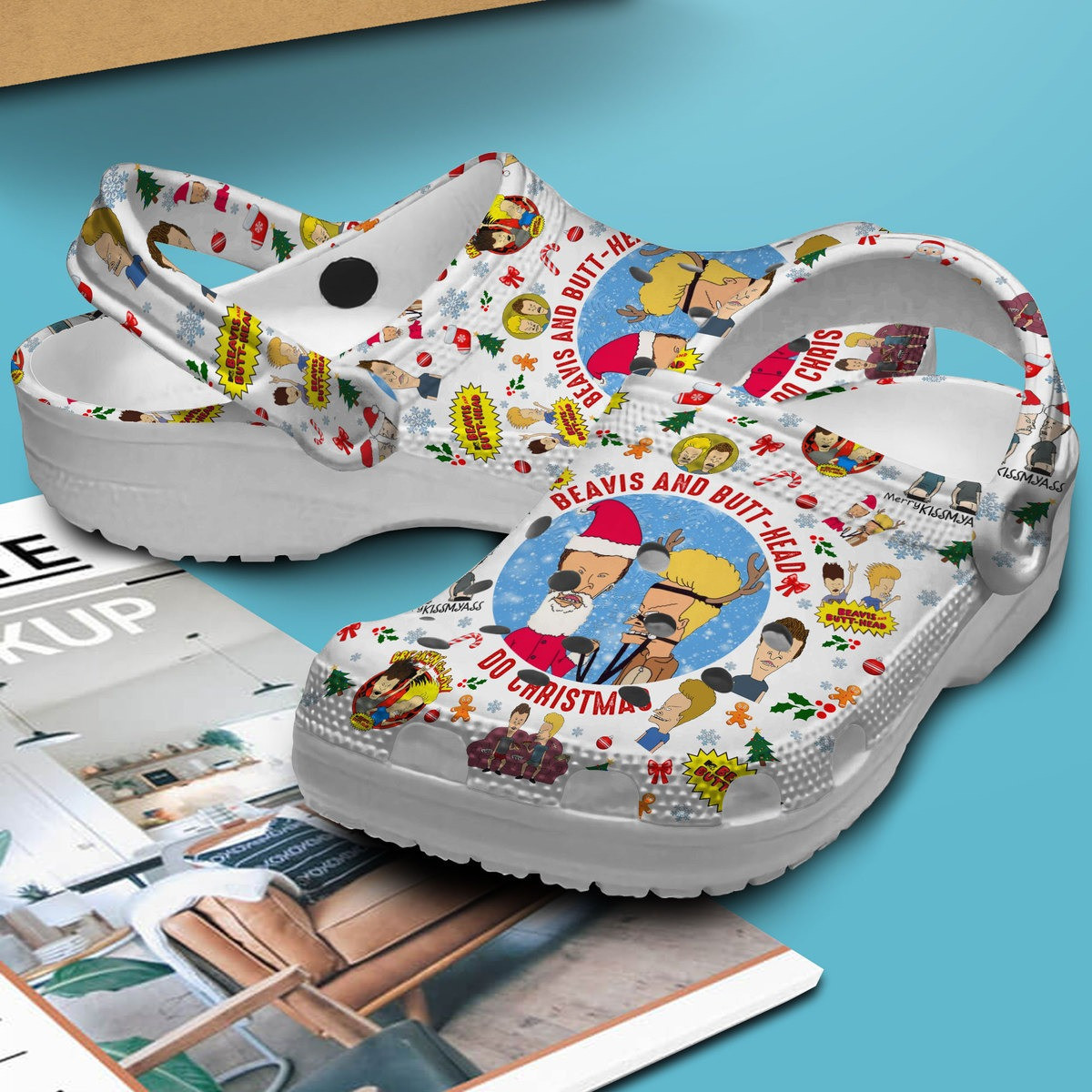 Merchidea Beavis And Butt Head TV Series Crocs Crocband Clogs Shoes Comfortable For Men Women and Kids