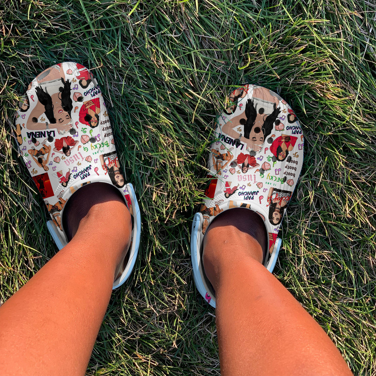 Merchidea Becky G Music Premium Crocs Crocband Clogs Shoes Comfortable For Men Women and Kids