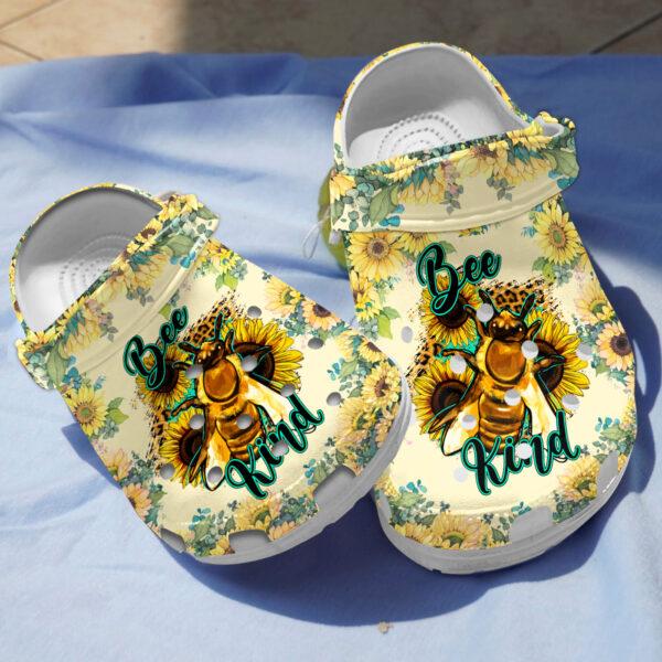 Merchidea Bee kind Crocs Crocband Clogs Shoes Comfortable For Men Women and Kids