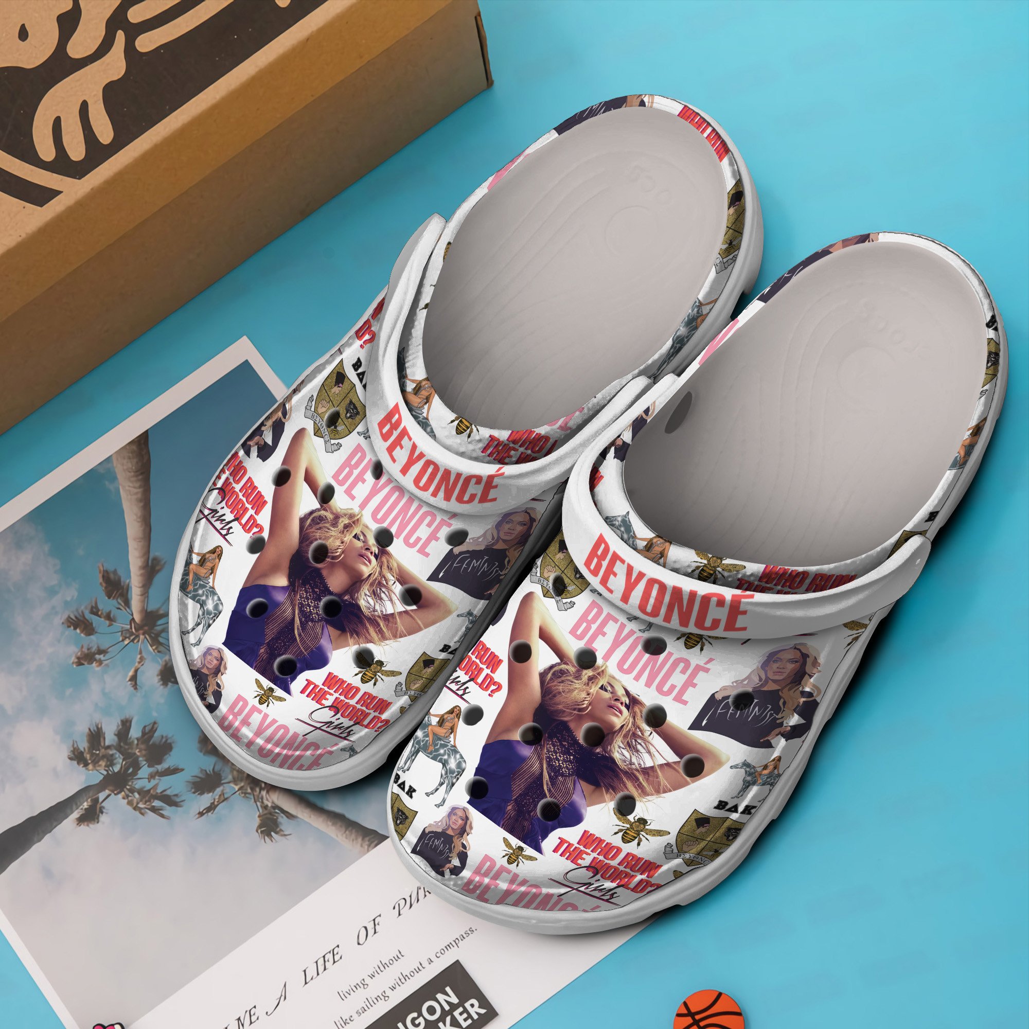 Merchidea Beyonce Music Crocs Crocband Clogs Shoes Comfortable For Men Women and Kids