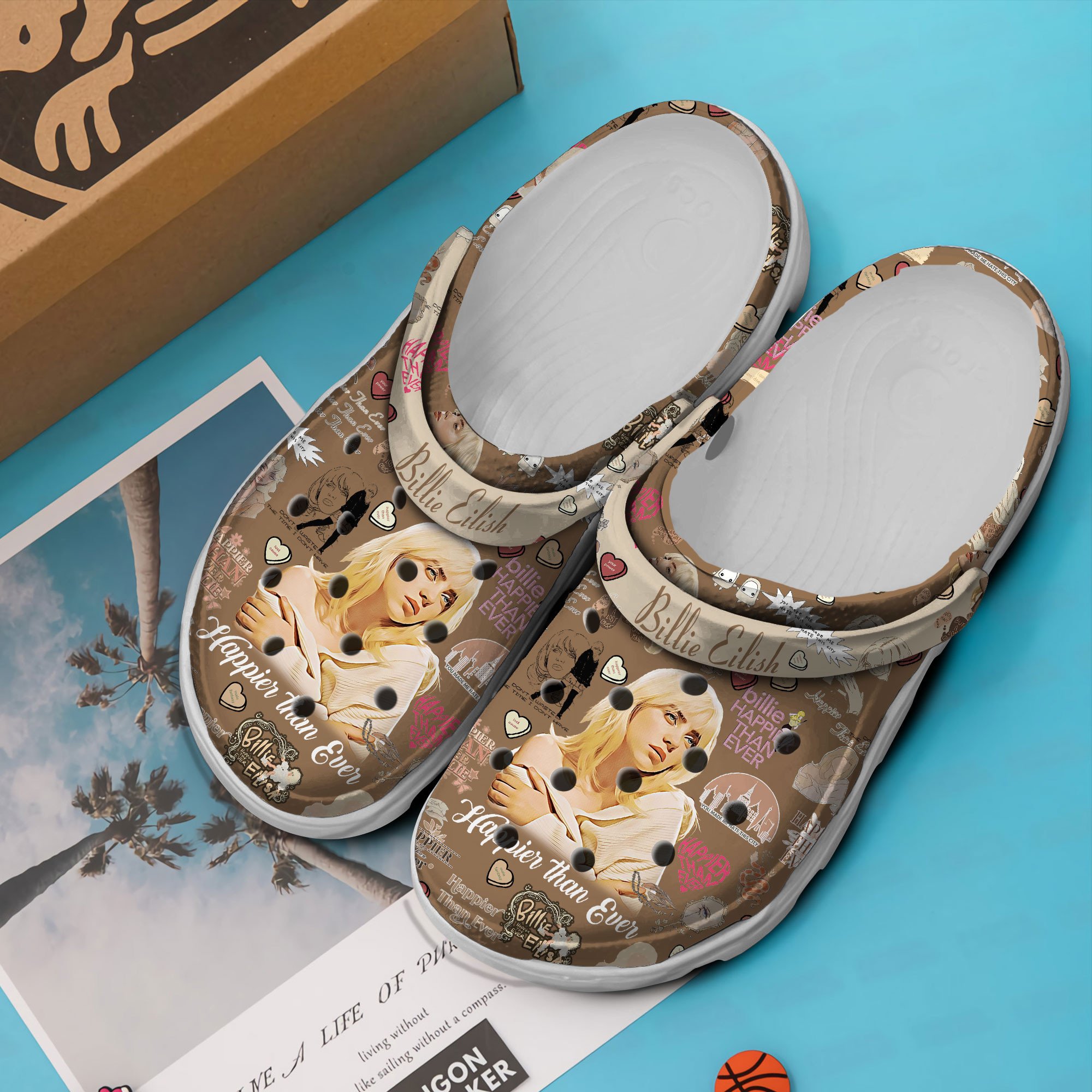 Merchidea Billie Eilish Music Crocs Crocband Clogs Shoes Comfortable For Men Women and Kids