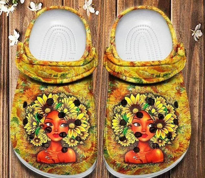 Merchidea Black Girl Proud Clog Shoes