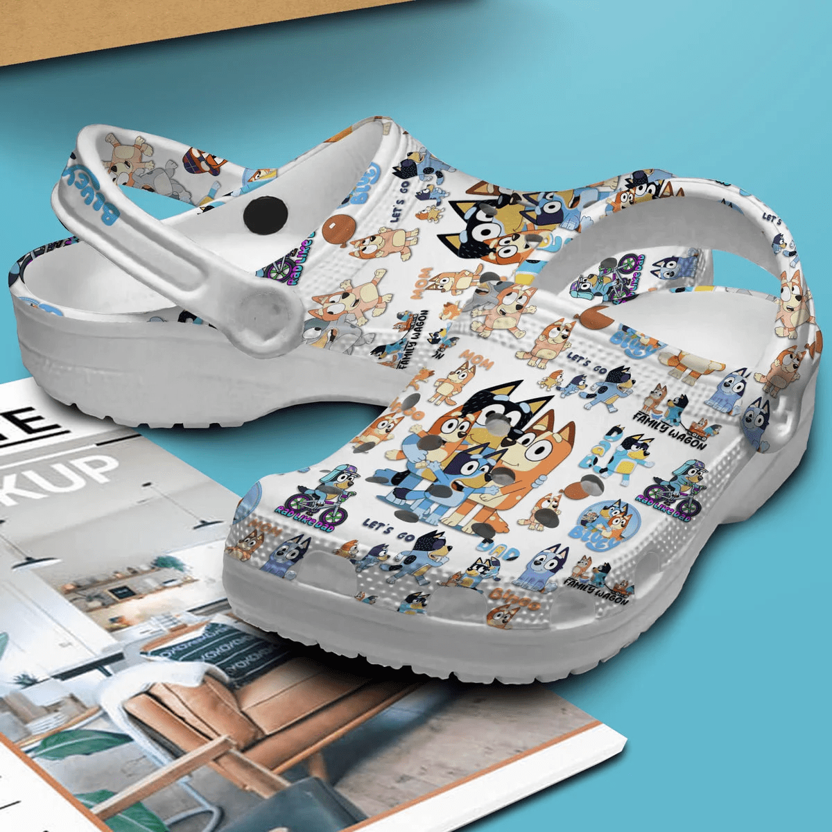 Merchidea Bluey Cartoon Crocs Clogs Crocband Shoes Comfortable For Men Women and Kids