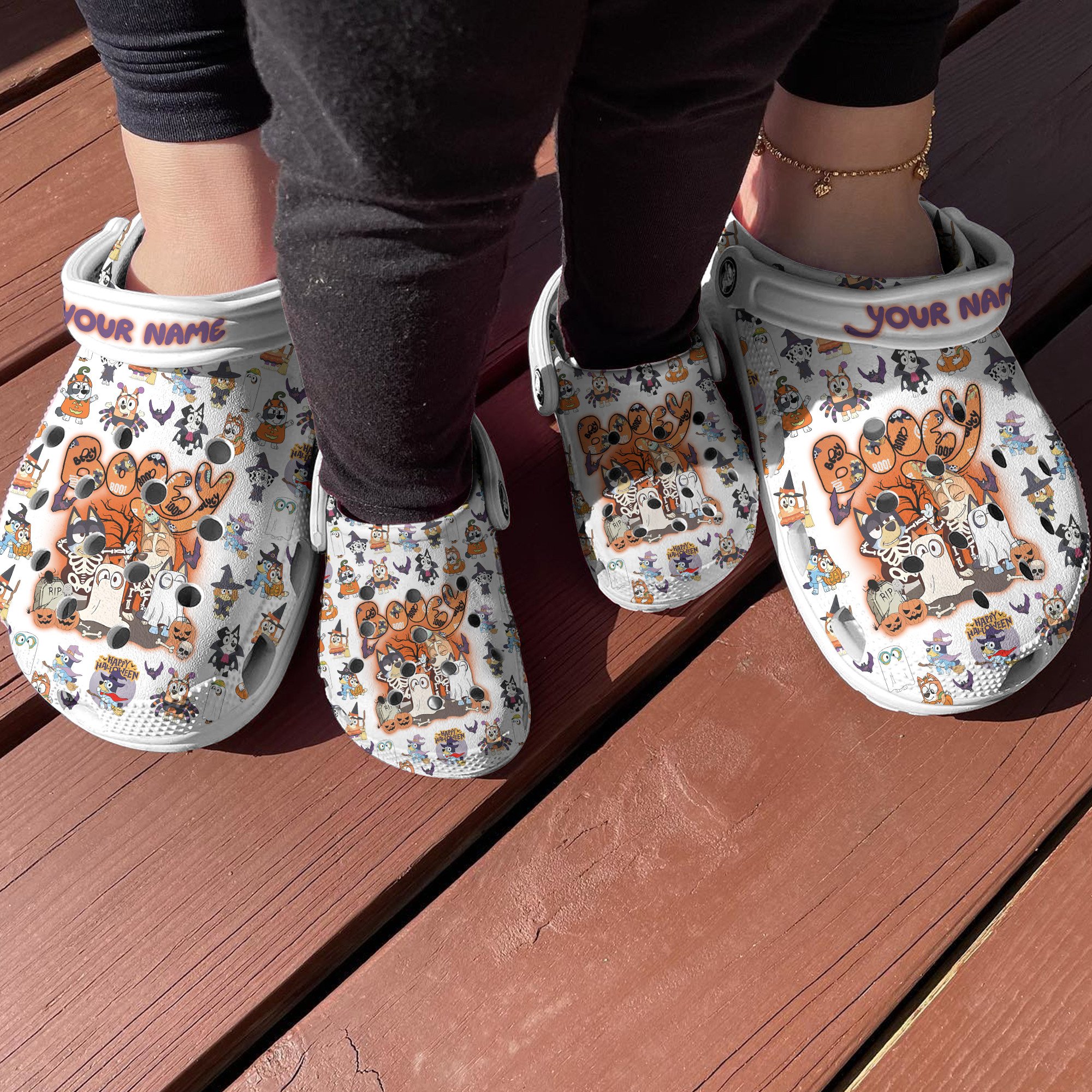 Merchidea Bluey Cartoon Crocs Crocband Clogs Shoes Comfortable For Men Women and Kids