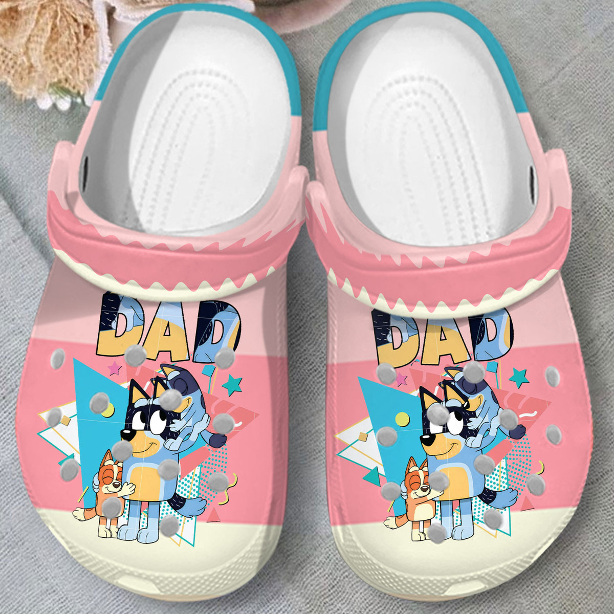 Merchidea Bluey Cartoon Crocs Crocband Clogs Shoes Comfortable For Men Women and Kids