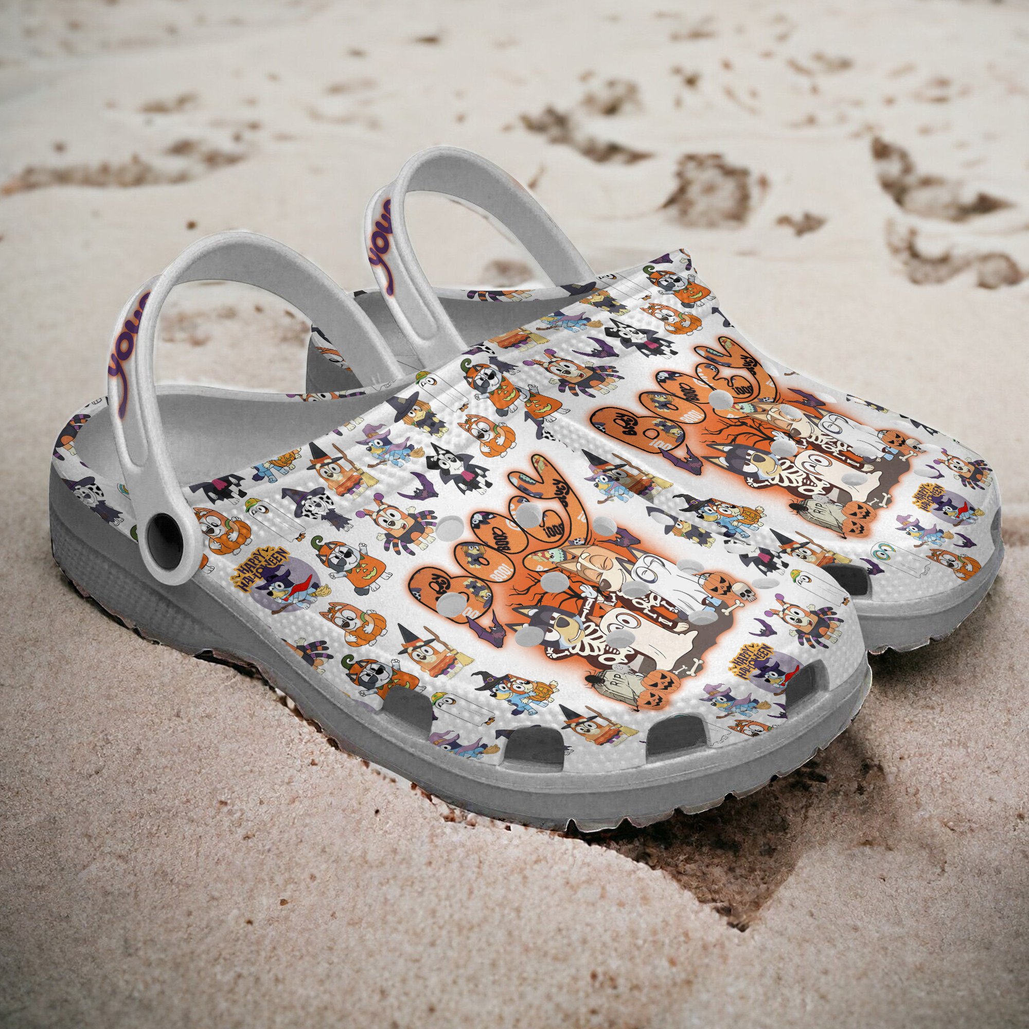 Merchidea Bluey Cartoon Crocs Crocband Clogs Shoes Comfortable For Men Women and Kids