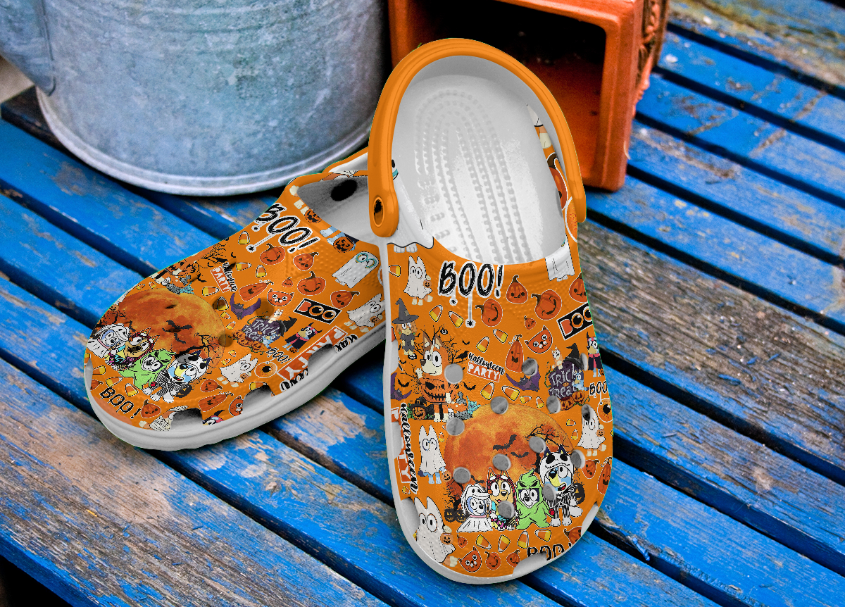 Merchidea Bluey Cartoon Crocs Crocband Clogs Shoes Comfortable For Men Women and Kids