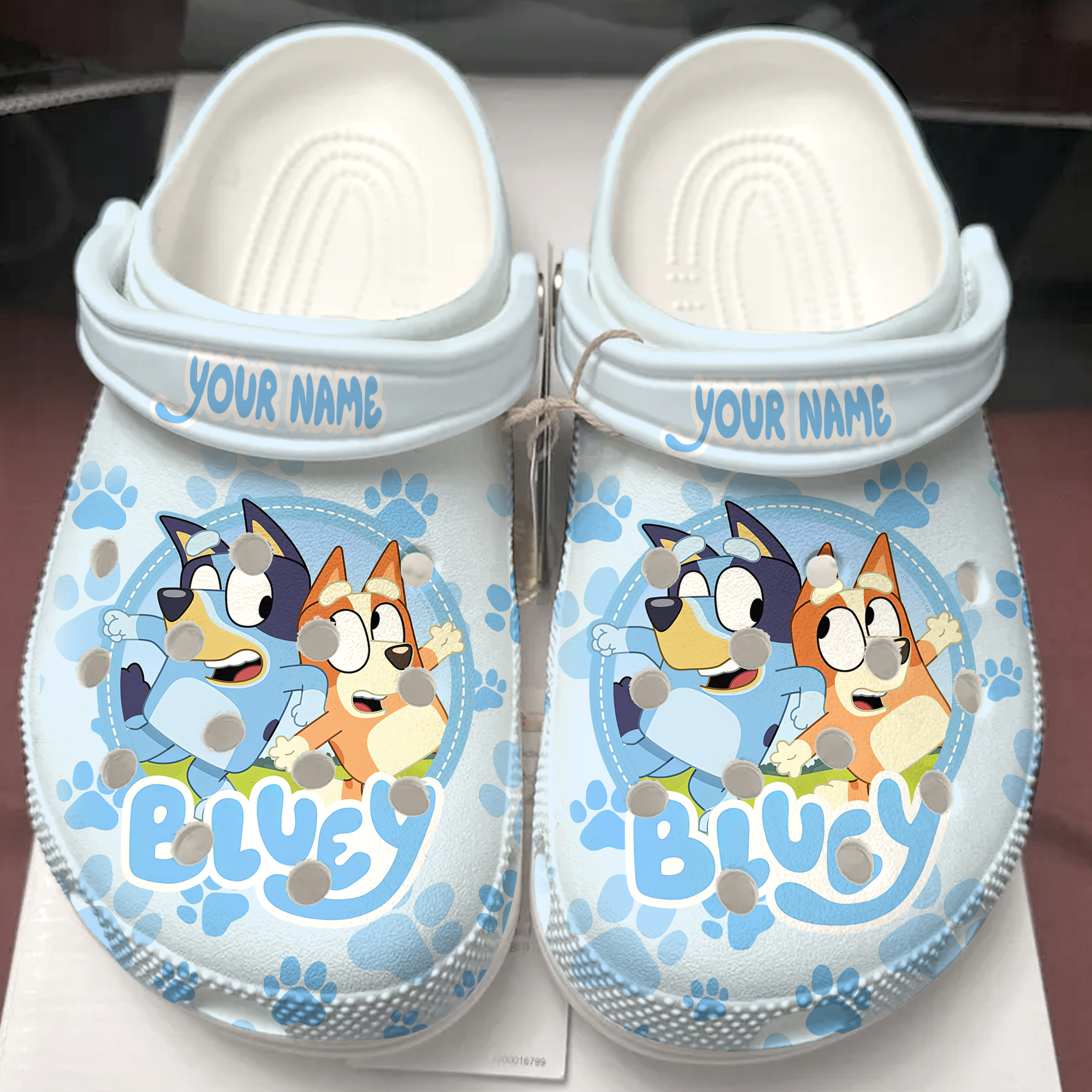 Merchidea Bluey Cartoon Crocs Crocband Clogs Shoes Comfortable For Men Women and Kids