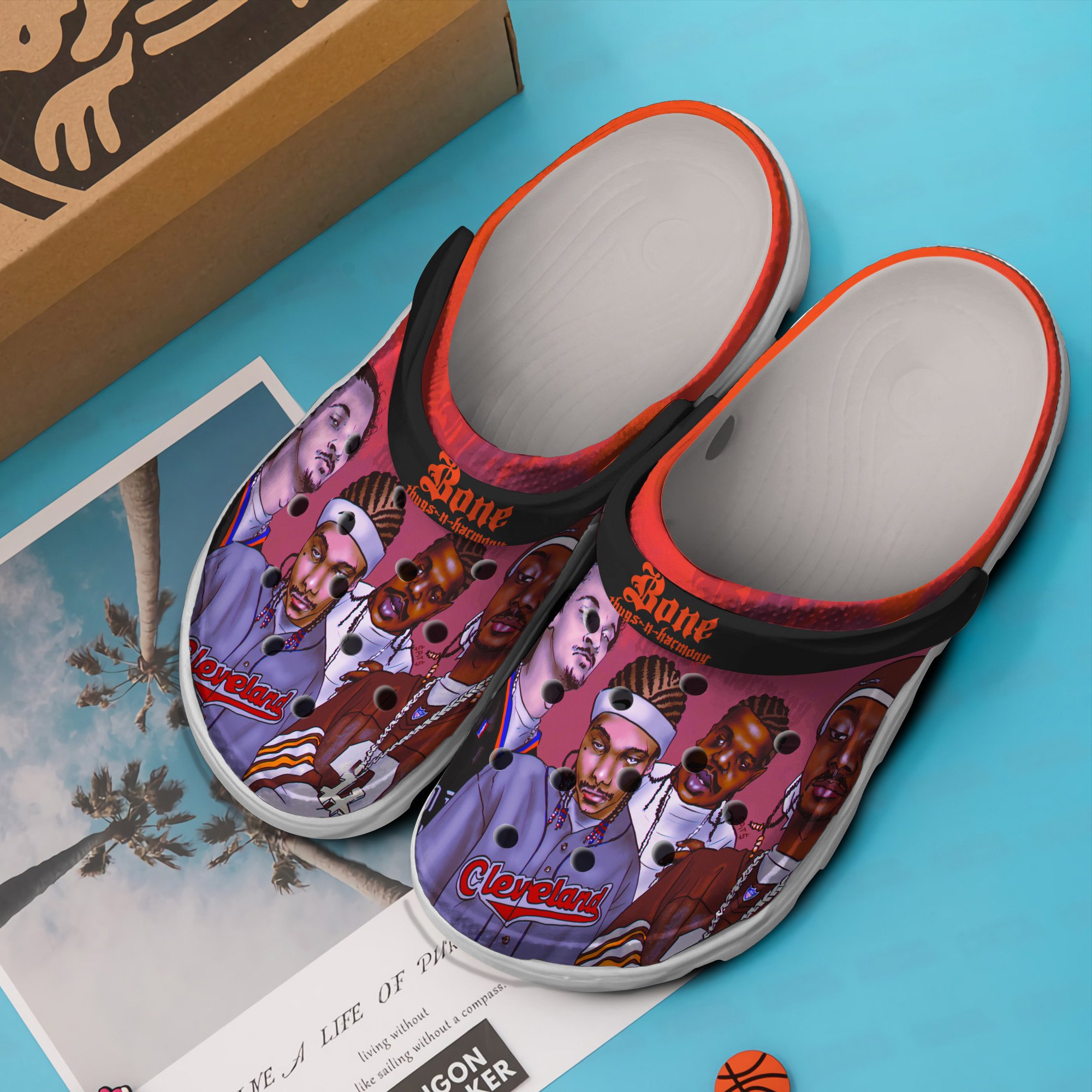 Merchidea Bone Thugs N Harmony Music Crocs Crocband Clogs Shoes Comfortable For Men Women and Kids