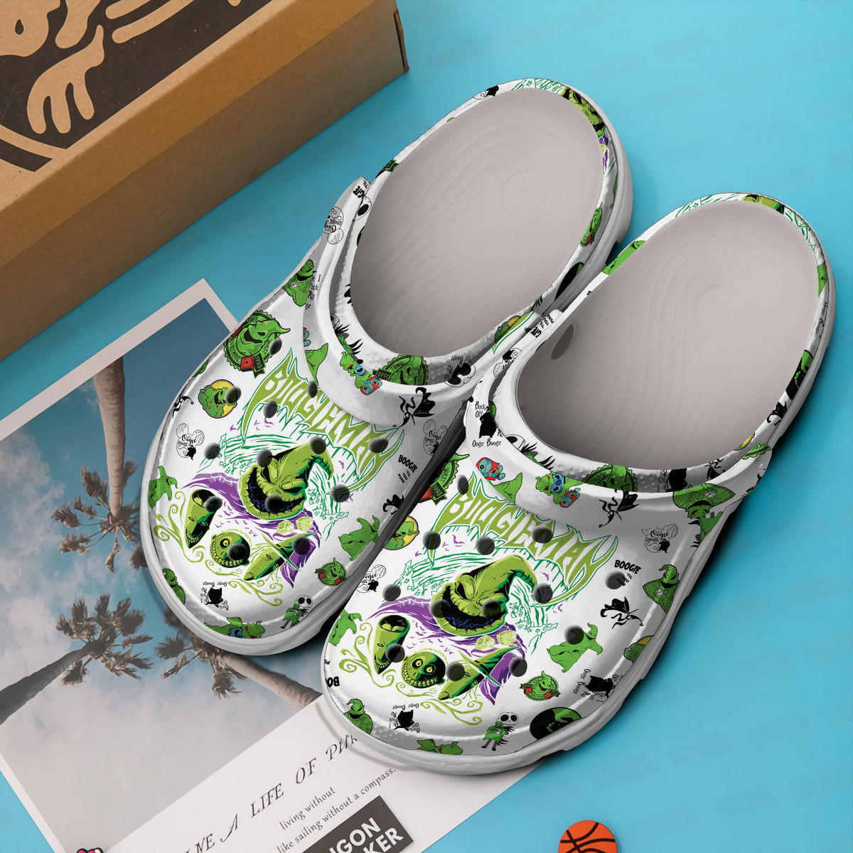 Merchidea Boogeyman Cartoon Crocs Crocband Clogs Shoes Comfortable For Men Women and Kids
