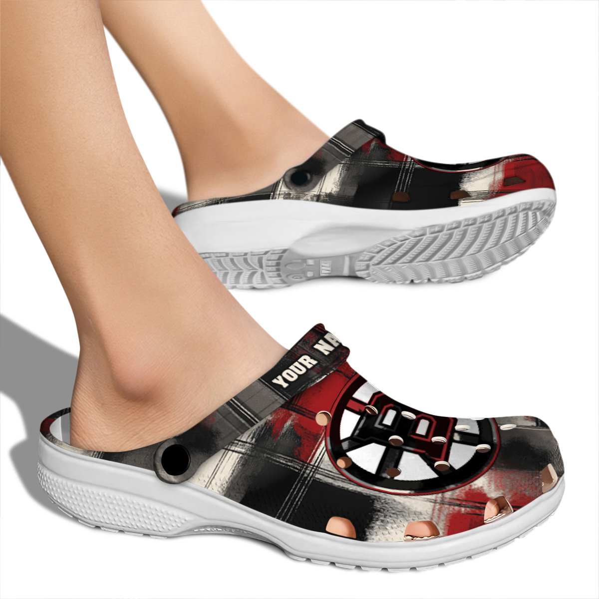 Merchidea Boston Bruins NHL Sport Crocs Crocband Clogs Shoes Comfortable For Men Women and Kids