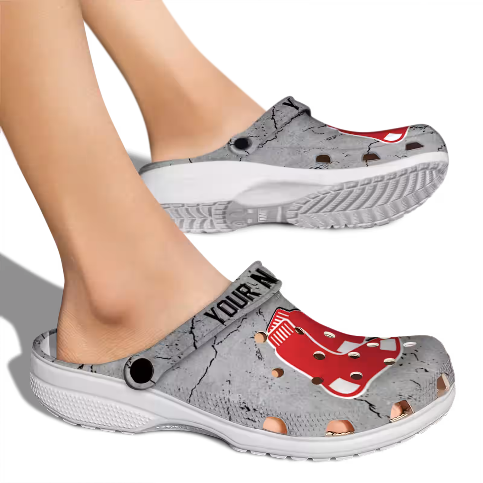 Merchidea Boston Red Sox MLB Sport Crocs Crocband Clogs Shoes Comfortable For Men Women and Kids