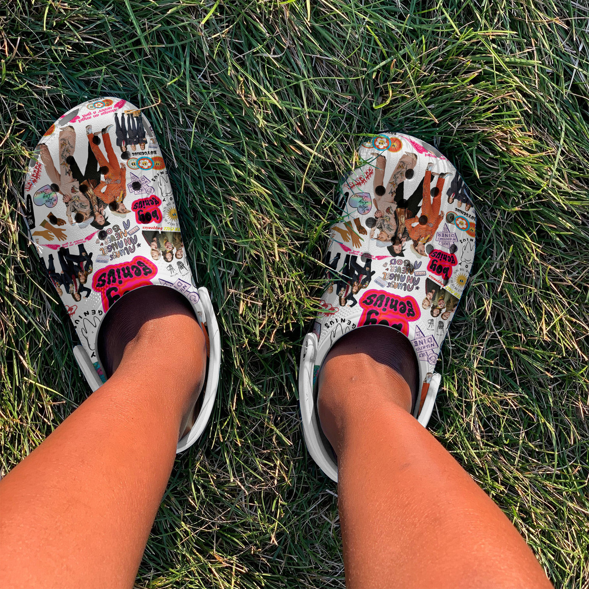 Merchidea Boygenius Music Crocs Crocband Clogs Shoes Comfortable For Men Women and Kids