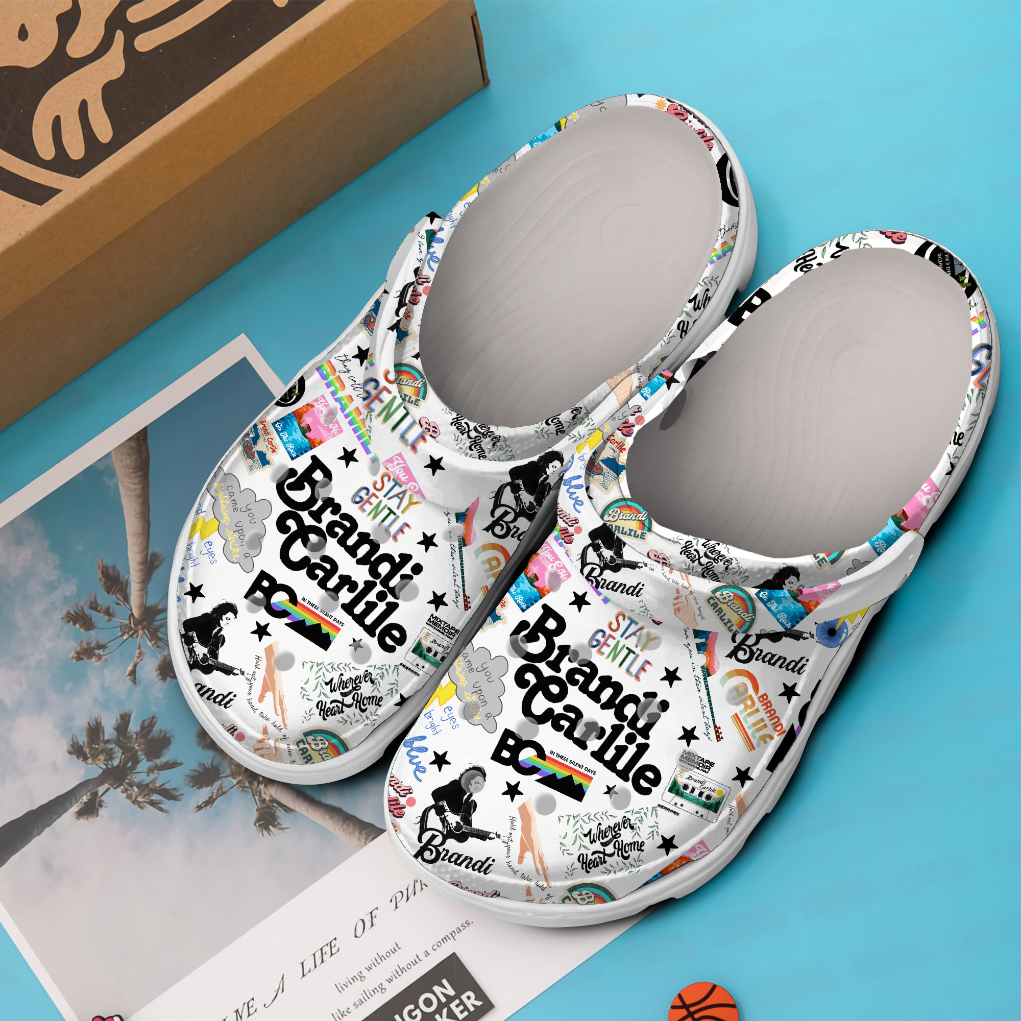 Merchidea Brandi Carlile Music Crocs Crocband Clogs Shoes Comfortable For Men Women and Kids