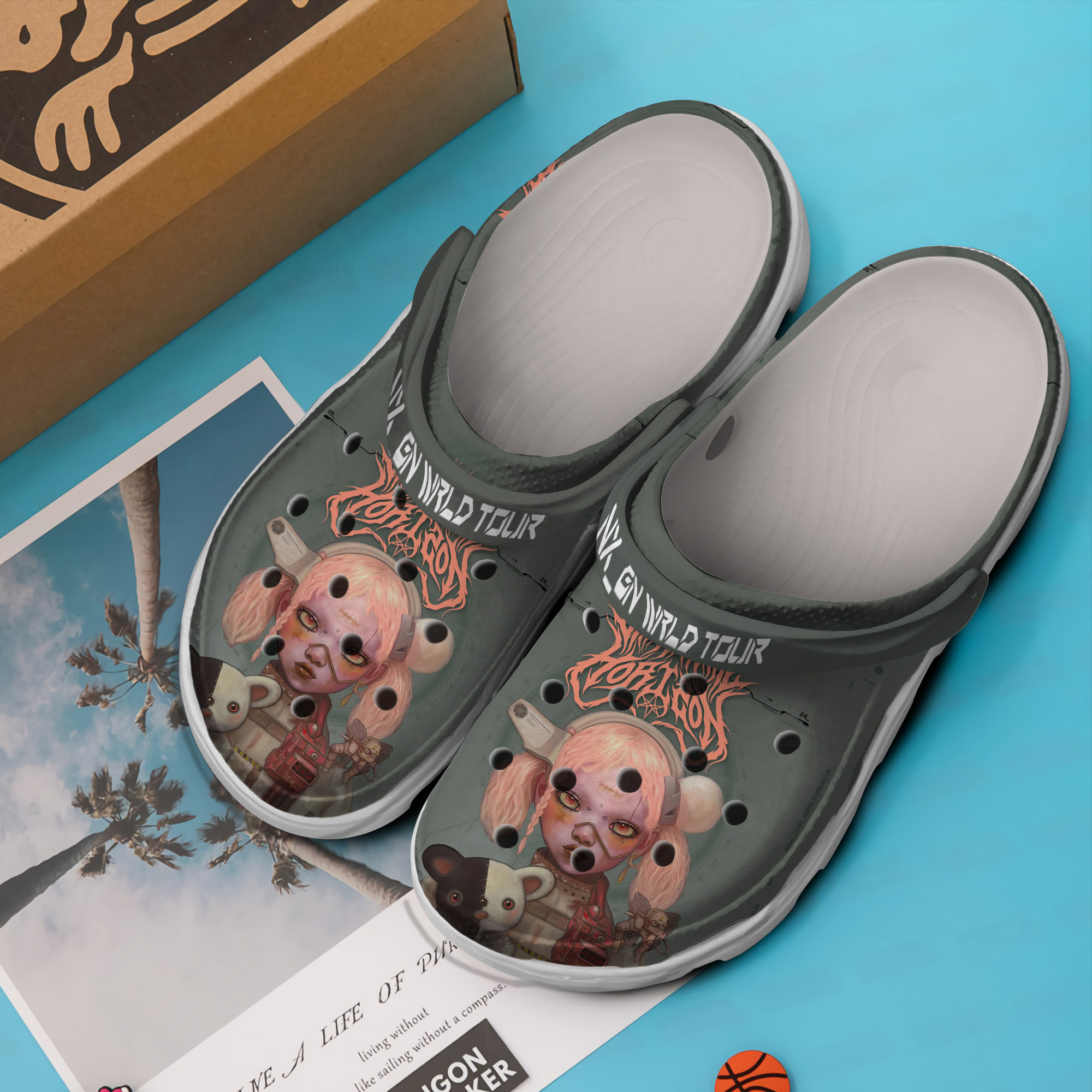 Merchidea Bring Me The Horizon Music Crocs Crocband Clogs Shoes Comfortable For Men Women and Kids