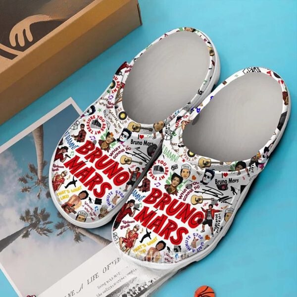 Merchidea Bruno Mars Music Crocs Crocband Clogs Shoes Comfortable For Men Women and Kids