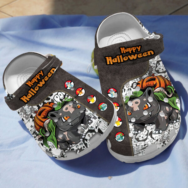 Merchidea Bulbasaur Pokemon Anime Crocs Crocband Clogs Shoes Comfortable For Men Women and Kids