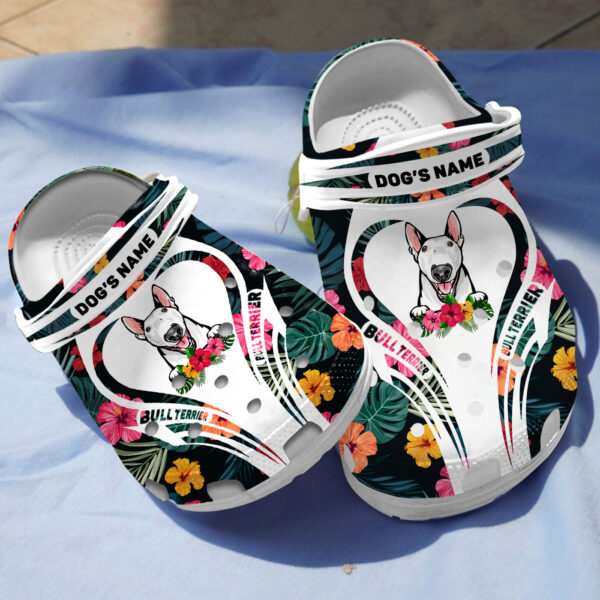 Merchidea Bull Terrier Dog Crocs Crocband Clogs Shoes Comfortable For Men Women and Kids