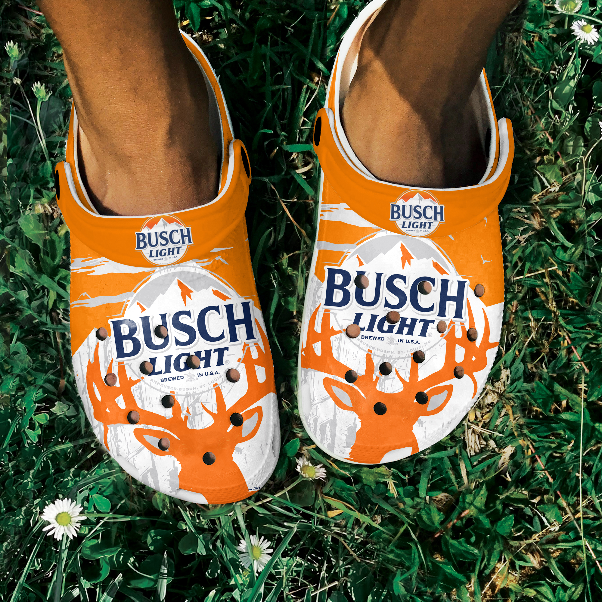 Merchidea Busch Light Crocs Crocband Clogs Shoes Comfortable For Men Women and Kids