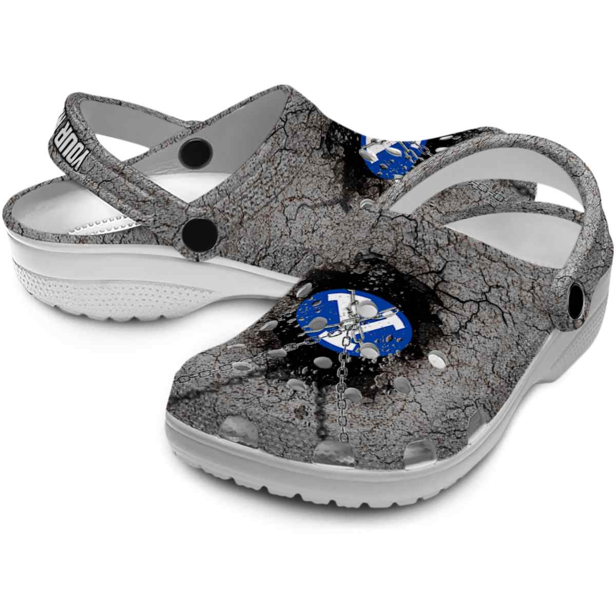 Merchidea BYU Cougars NCAA Sport Crocs Crocband Clogs Shoes Comfortable For Men Women and Kids