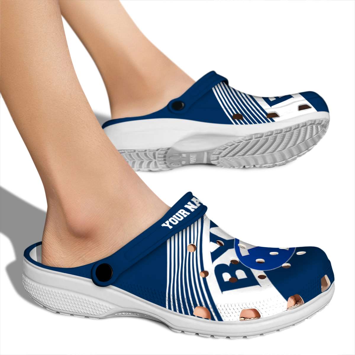 Merchidea BYU Cougars NCAA Sport Crocs Crocband Clogs Shoes Comfortable For Men Women and Kids