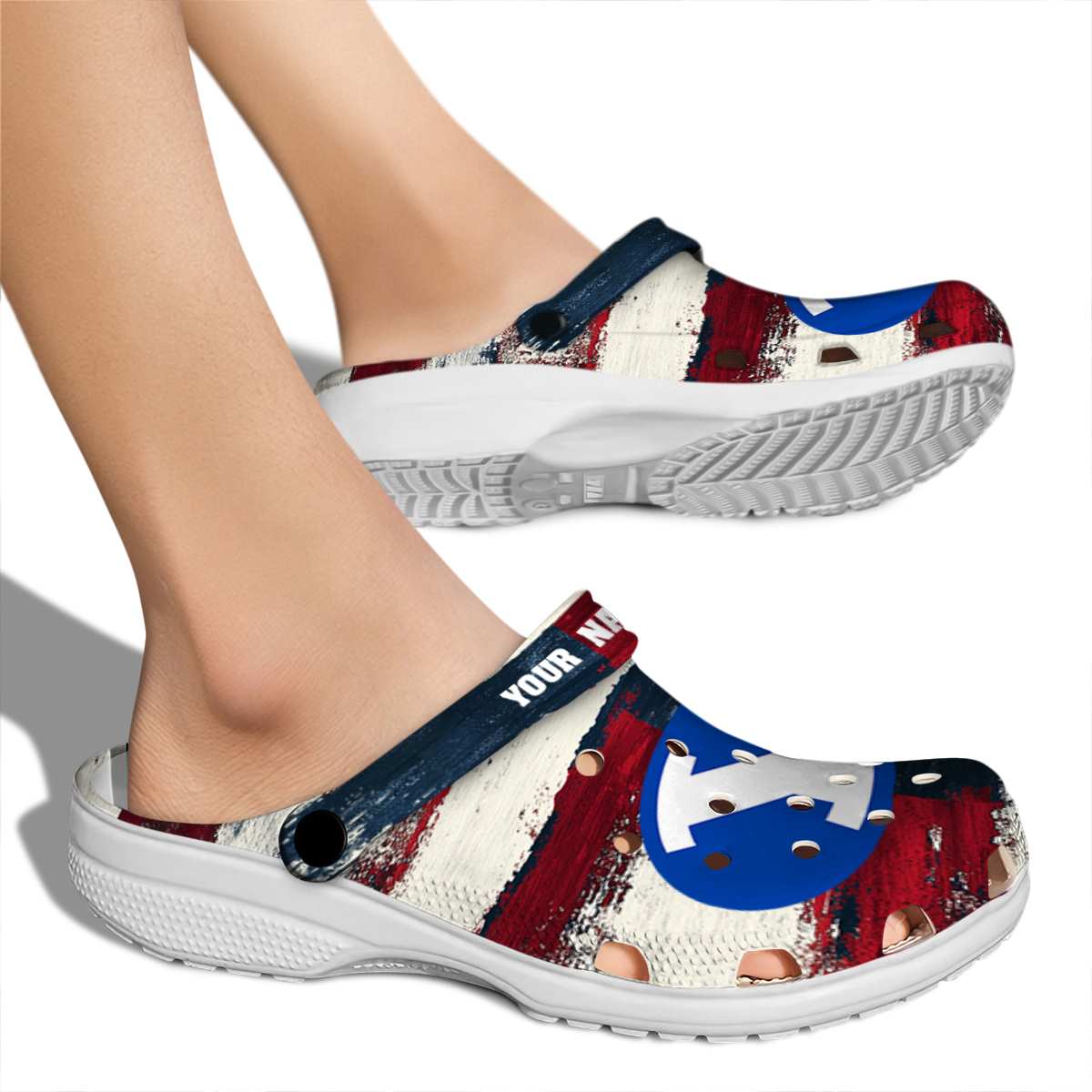 Merchidea BYU Cougars NCAA Sport Crocs Crocband Clogs Shoes Comfortable For Men Women and Kids