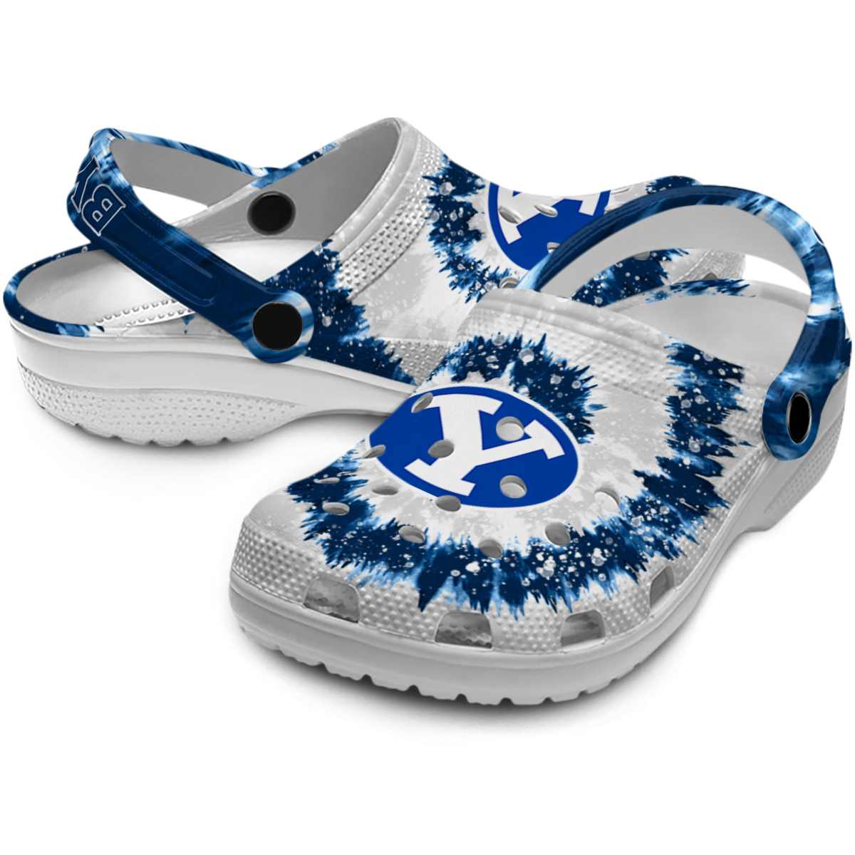 Merchidea BYU Cougars NCAA Sport Crocs Crocband Clogs Shoes Comfortable For Men Women and Kids