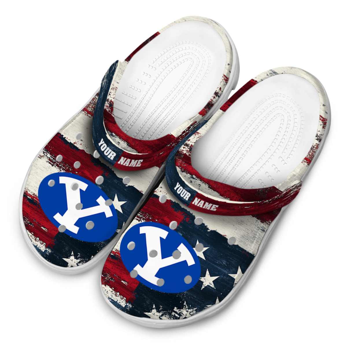 Merchidea BYU Cougars NCAA Sport Crocs Crocband Clogs Shoes Comfortable For Men Women and Kids