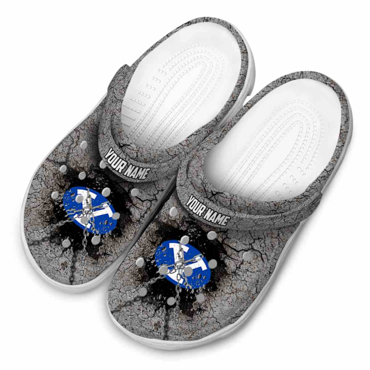 Merchidea BYU Cougars NCAA Sport Crocs Crocband Clogs Shoes Comfortable For Men Women and Kids