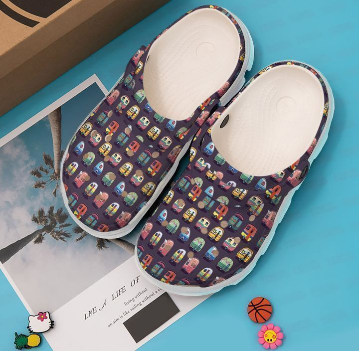 Merchidea Camping Pattern Clog Shoes