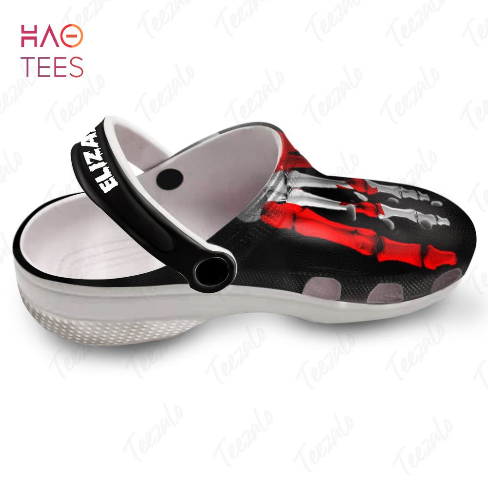 Merchidea Canadian Flag Foot Bones Crocs Crocband Clogs Shoes Comfortable For Men Women and Kids