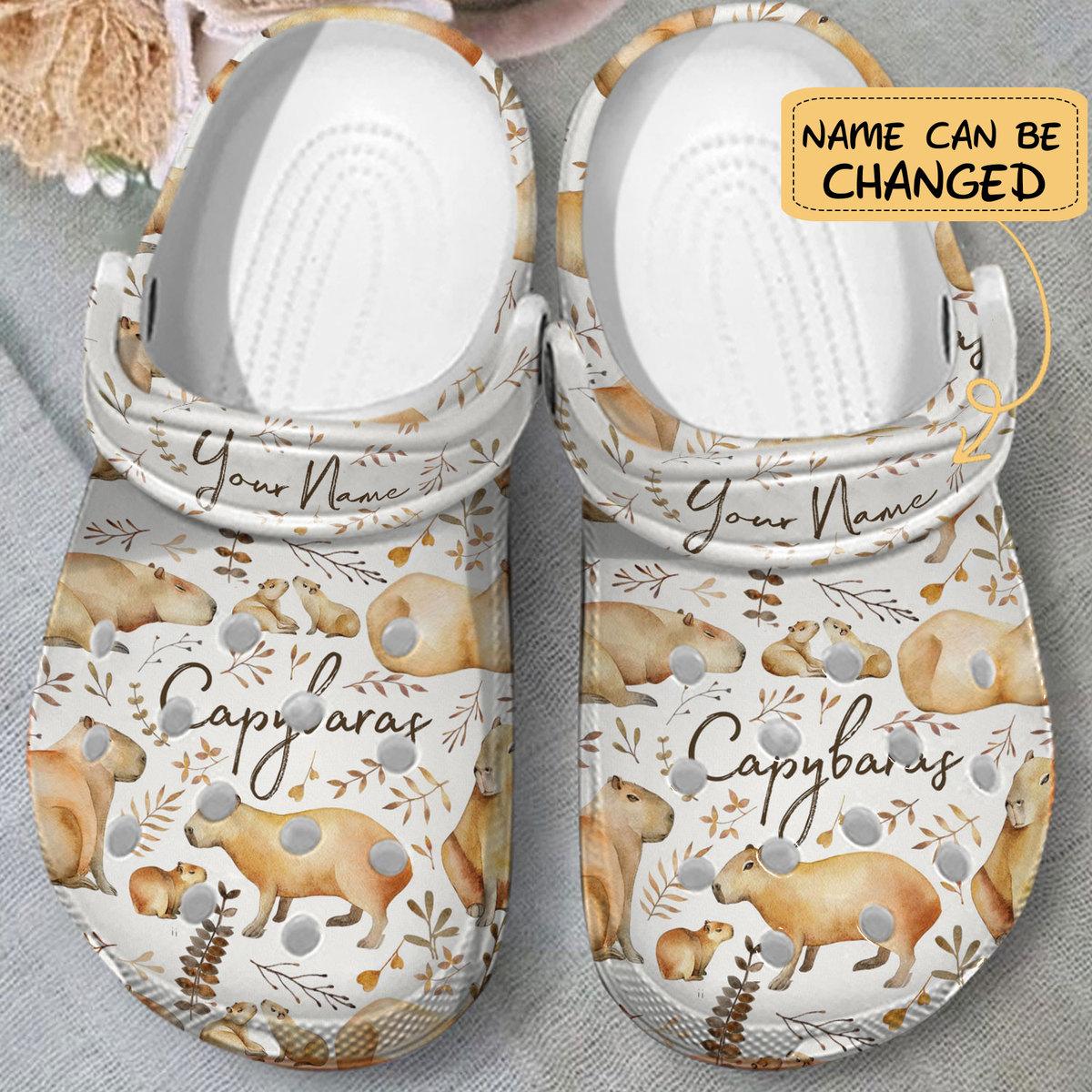 Merchidea Capybara Crocs Crocband Clogs Shoes Comfortable For Men Women and Kids