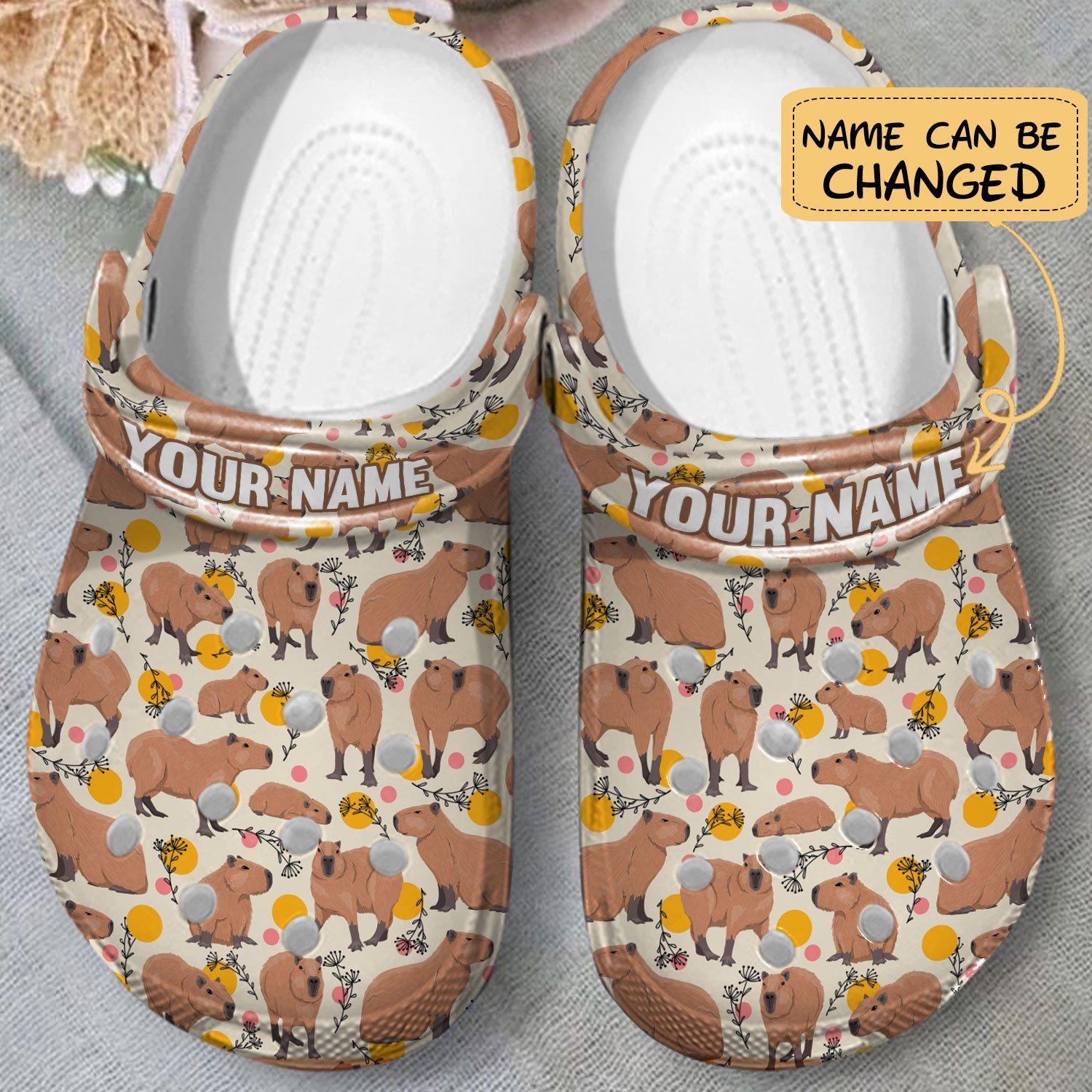 Merchidea Capybara Crocs Crocband Clogs Shoes Comfortable For Men Women and Kids