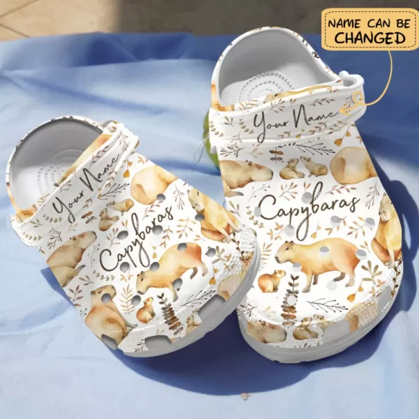 Merchidea Capybara Crocs Crocband Clogs Shoes Comfortable For Men Women and Kids