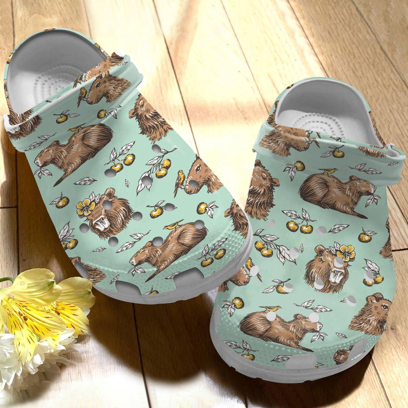 Merchidea Capybara Crocs Crocband Clogs Shoes Comfortable For Men Women and Kids