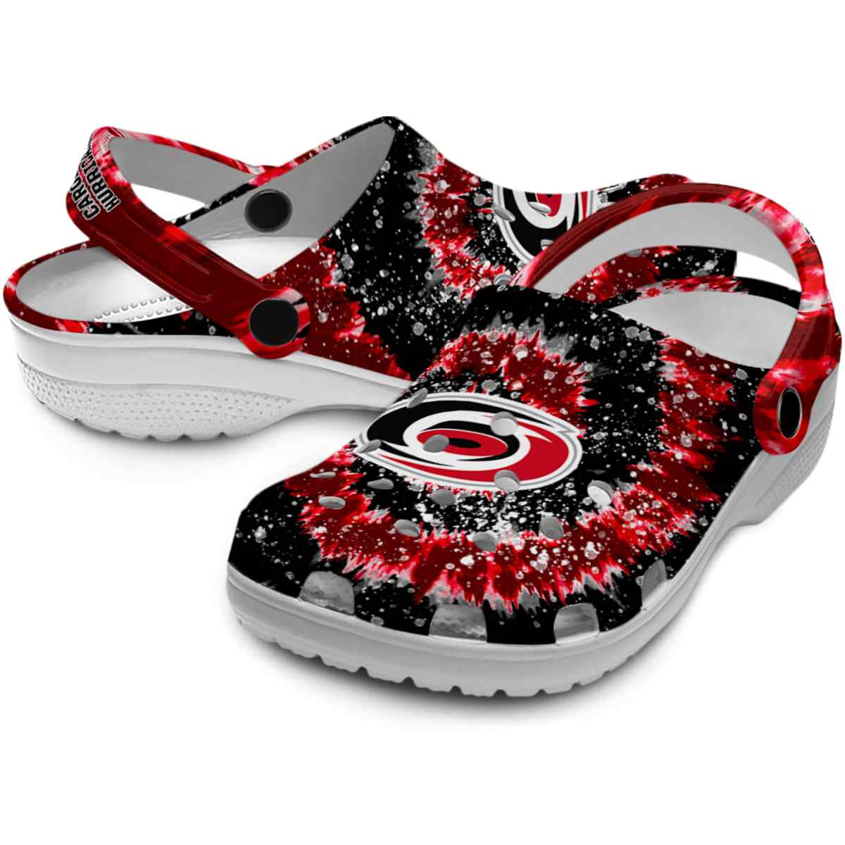 Merchidea Carolina Hurricanes NHL Sport Crocs Crocband Clogs Shoes Comfortable For Men Women and Kids