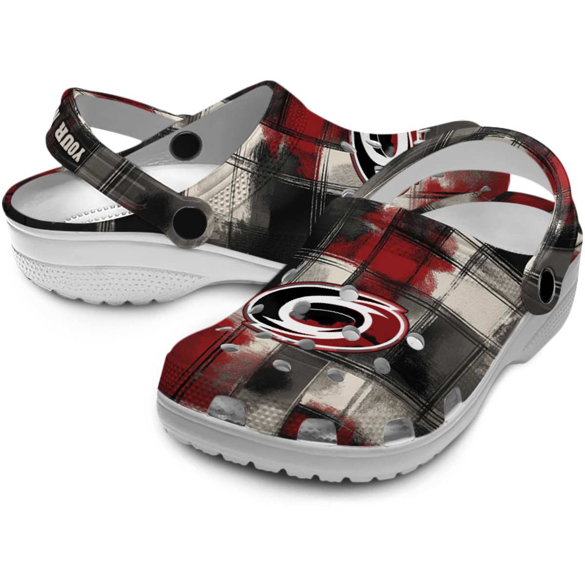 Merchidea Carolina Hurricanes NHL Sport Crocs Crocband Clogs Shoes Comfortable For Men Women and Kids