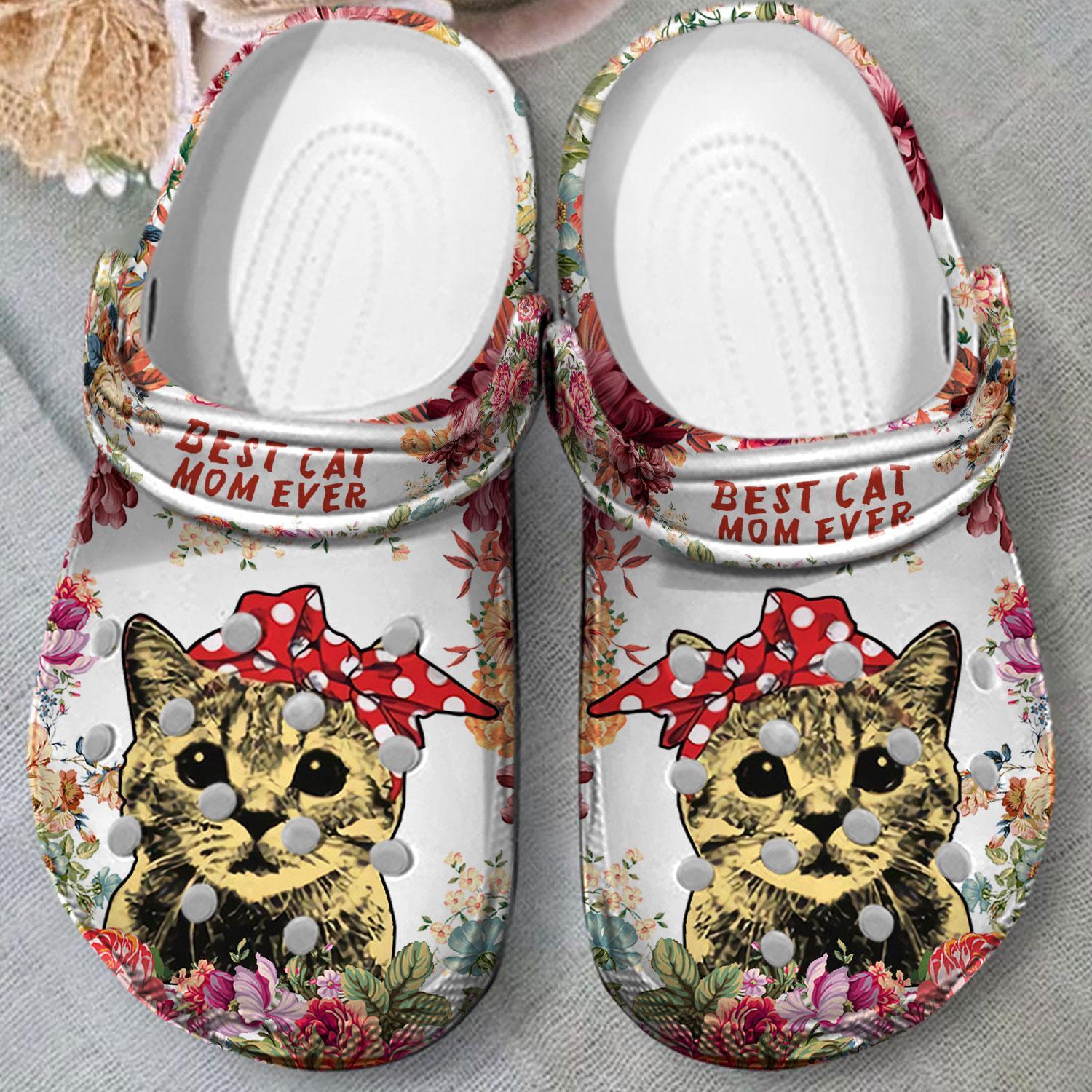 Merchidea Cat Dad Crocs Crocband Clogs Shoes Comfortable For Men Women and Kids