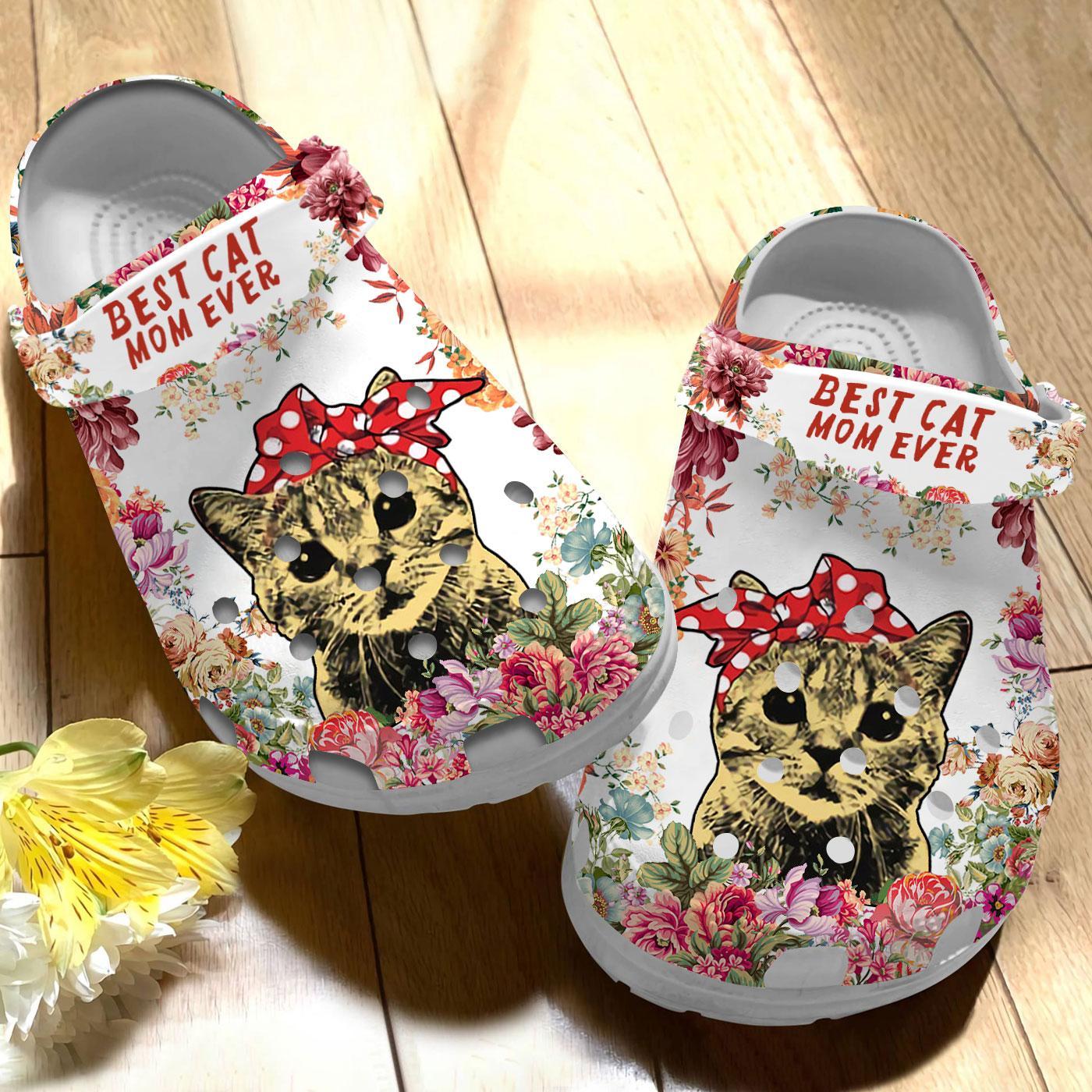 Merchidea Cat Dad Crocs Crocband Clogs Shoes Comfortable For Men Women and Kids