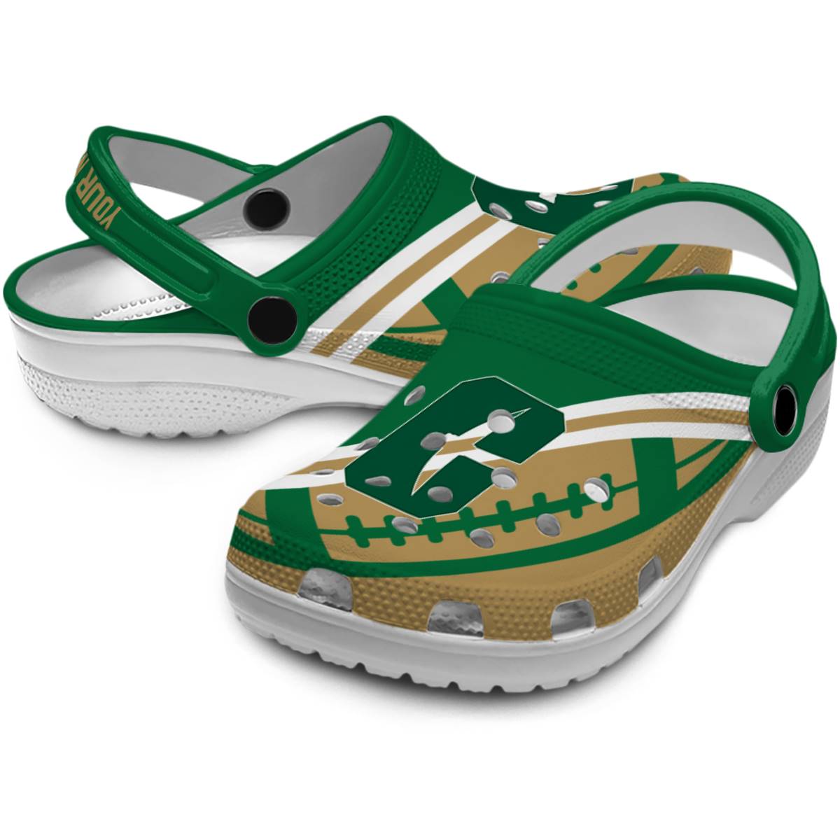 Merchidea Charlotte 49ers NCAA Sport Crocs Crocband Clogs Shoes Comfortable For Men Women and Kids