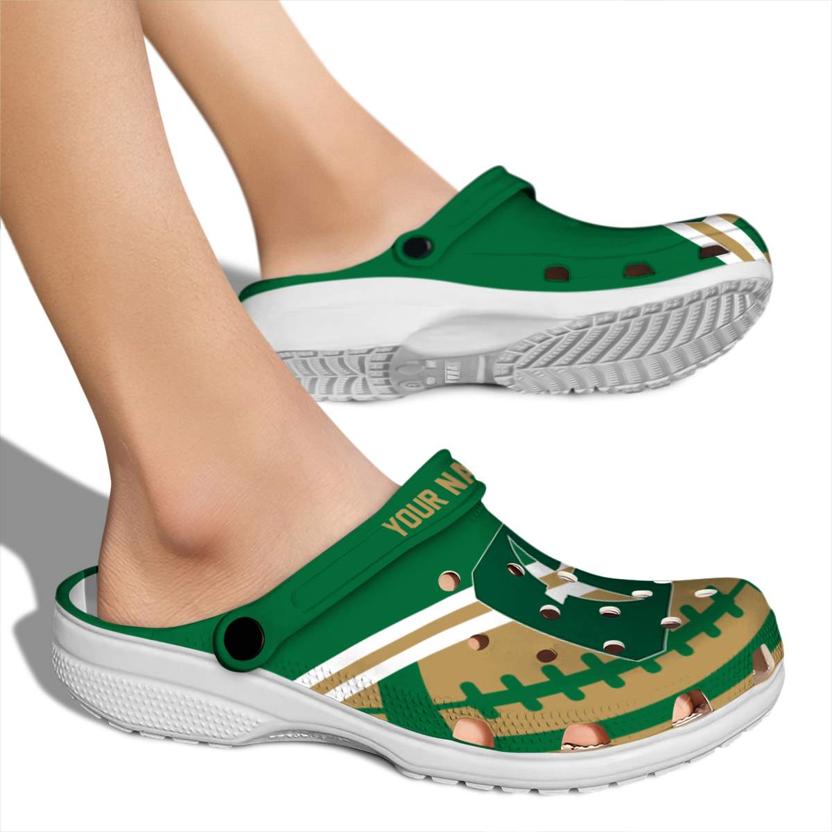 Merchidea Charlotte 49ers NCAA Sport Crocs Crocband Clogs Shoes Comfortable For Men Women and Kids