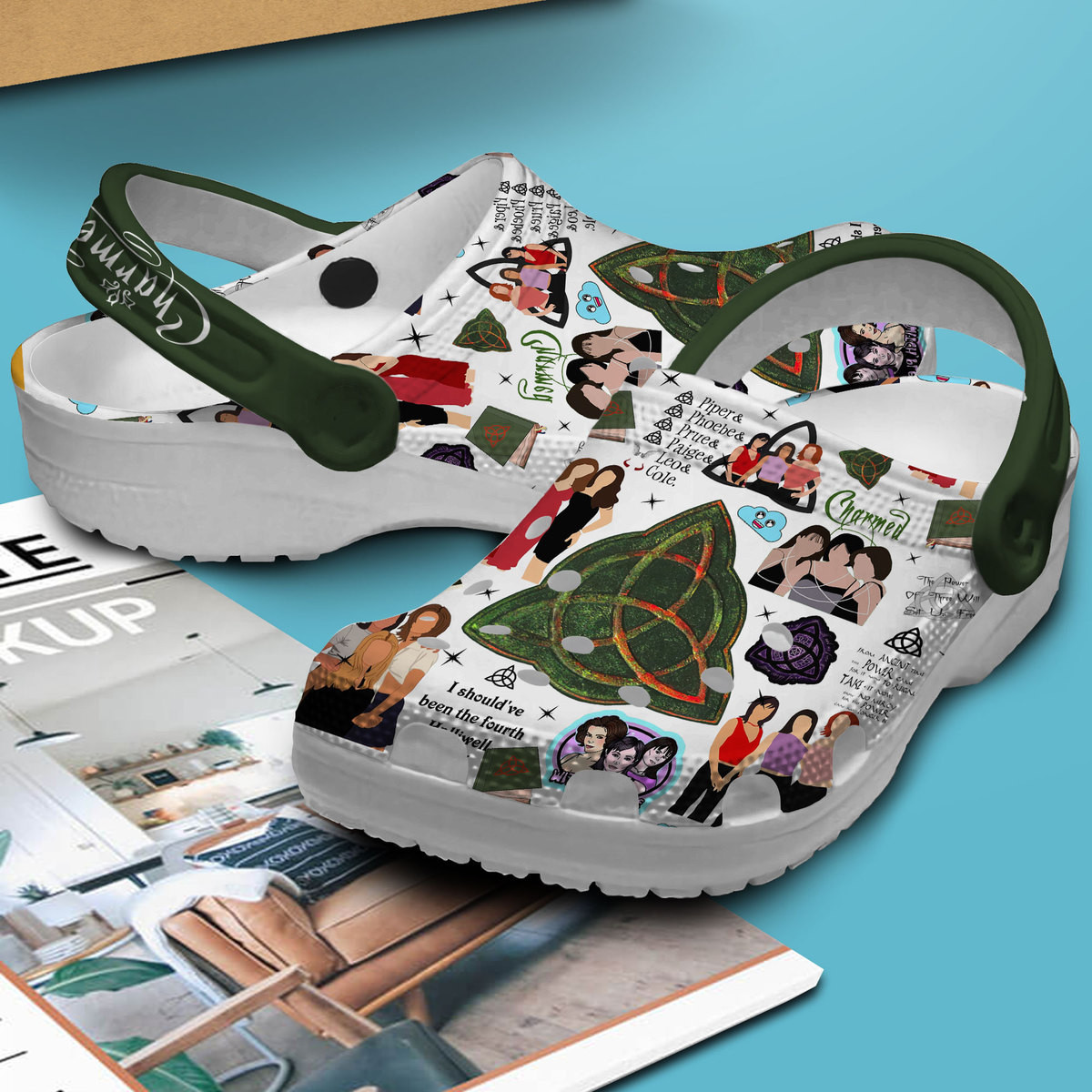 Merchidea Charmed TV Series Crocs Crocband Clogs Shoes Comfortable For Men Women and Kids