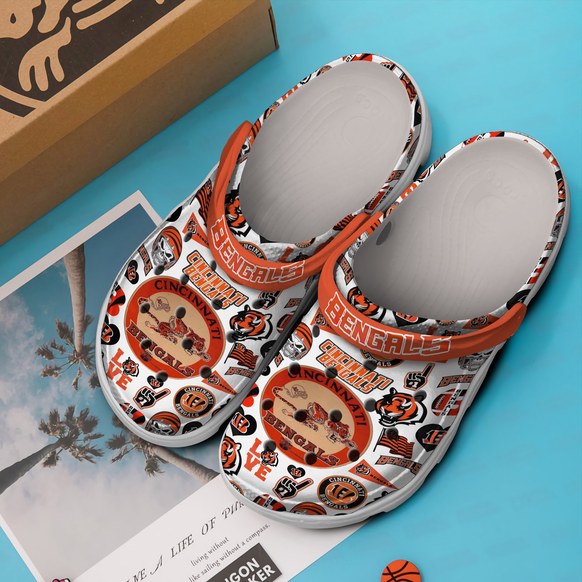 Merchidea Chicago Bears NFL Sport Crocs Crocband Clogs Shoes Comfortable For Men Women and Kids