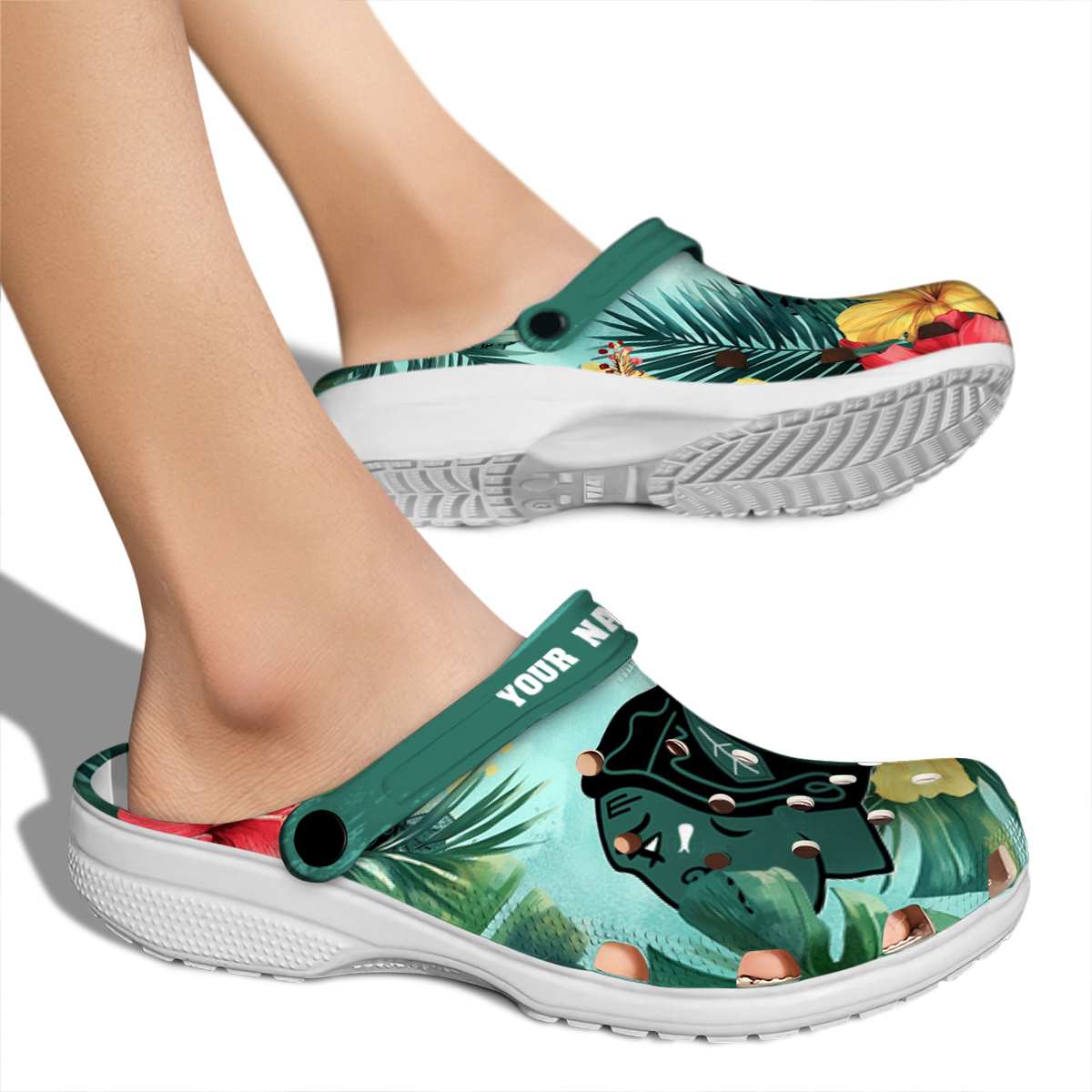 Merchidea Chicago Blackhawks NHL Sport Crocs Crocband Clogs Shoes Comfortable For Men Women and Kids