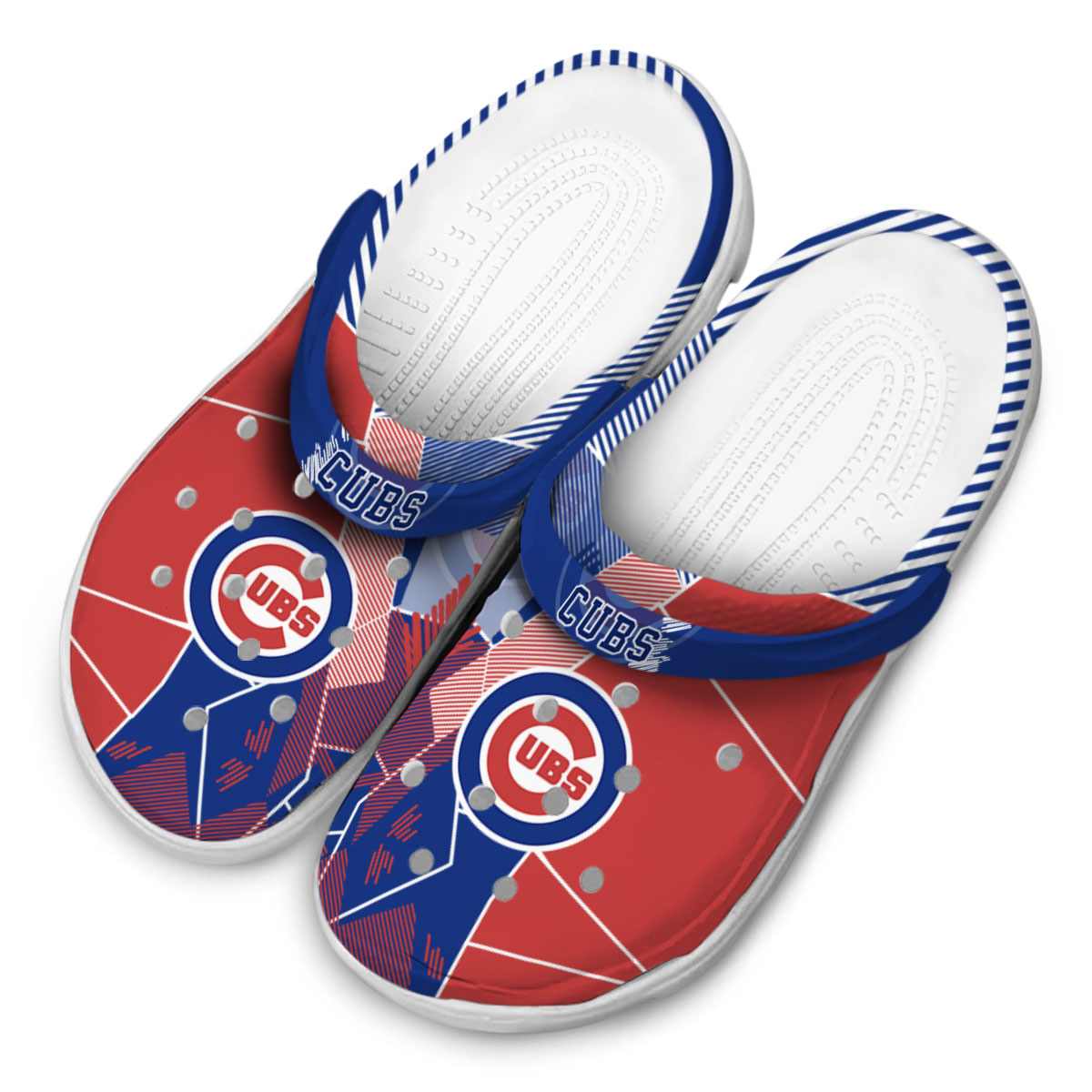 Merchidea Chicago Cubs MLB Sport Crocs Crocband Clogs Shoes Comfortable For Men Women and Kids