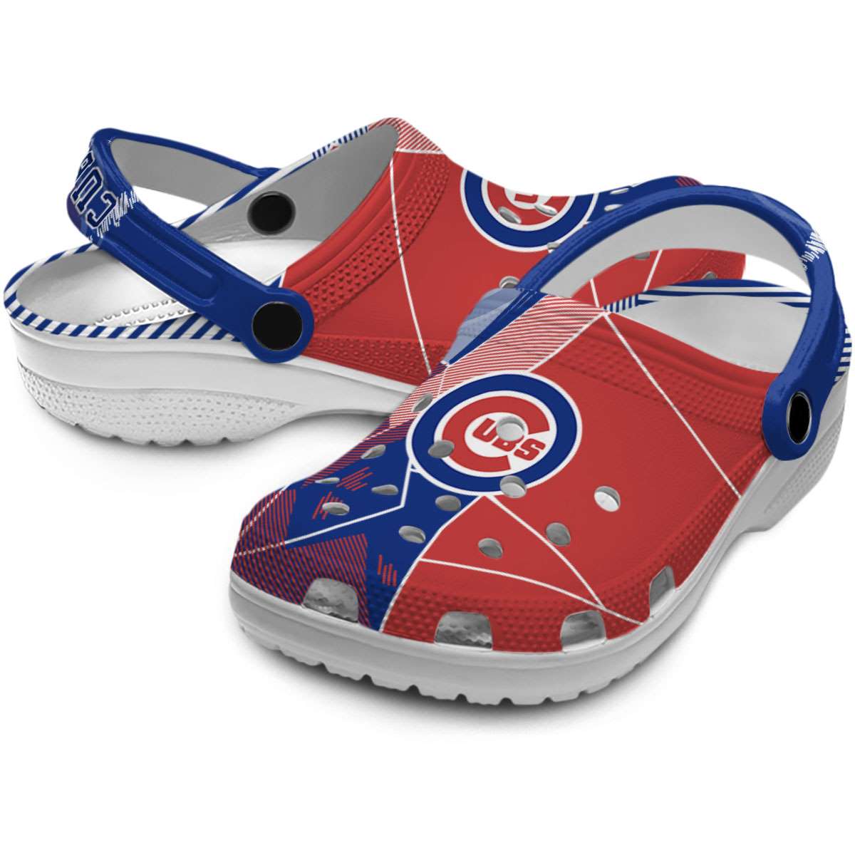 Merchidea Chicago Cubs MLB Sport Crocs Crocband Clogs Shoes Comfortable For Men Women and Kids