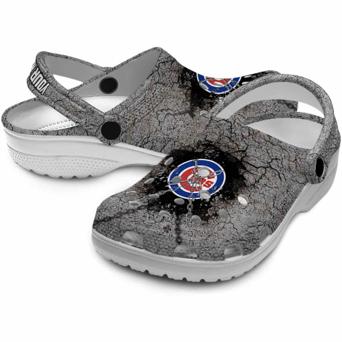 Merchidea Chicago Cubs MLB Sport Crocs Crocband Clogs Shoes Comfortable For Men Women and Kids