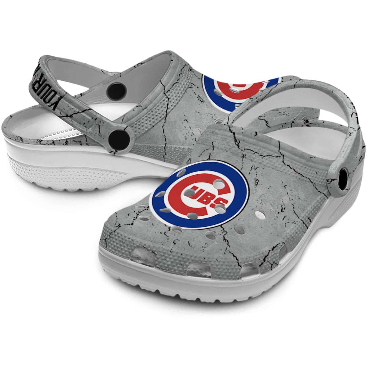 Merchidea Chicago Cubs MLB Sport Crocs Crocband Clogs Shoes Comfortable For Men Women and Kids